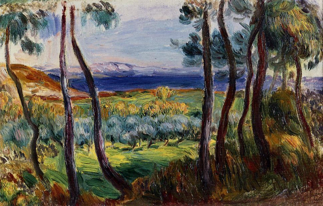 Pines in the vicinity of Cagnes 1910
